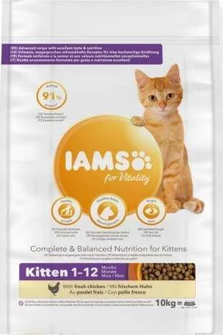 IAMS Kitten (vištiena) 10kg