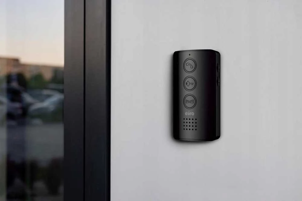 EUA EURA ADP-34A3 intercom juodas