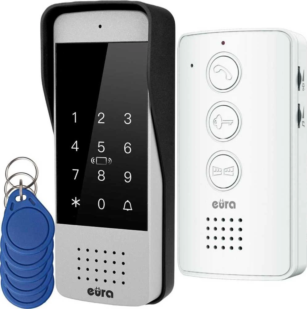 EUA EURA ADP-34A3 intercom juodas