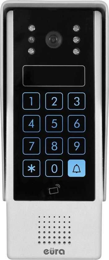 EUA VIDEO DOORPHONE EURA VDP-90A3 DELTA + baltas TUYA monitorius