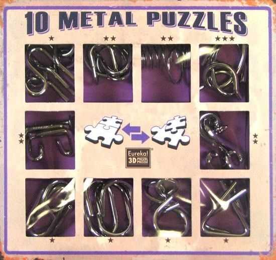 Dėlionė Eureka Bvba Eureka! 10 Metal Puzzles - Violetinė Set