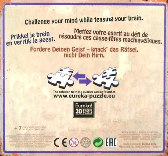 Dėlionė Eureka Bvba Eureka! 10 Metal Puzzles - Violetinė Set