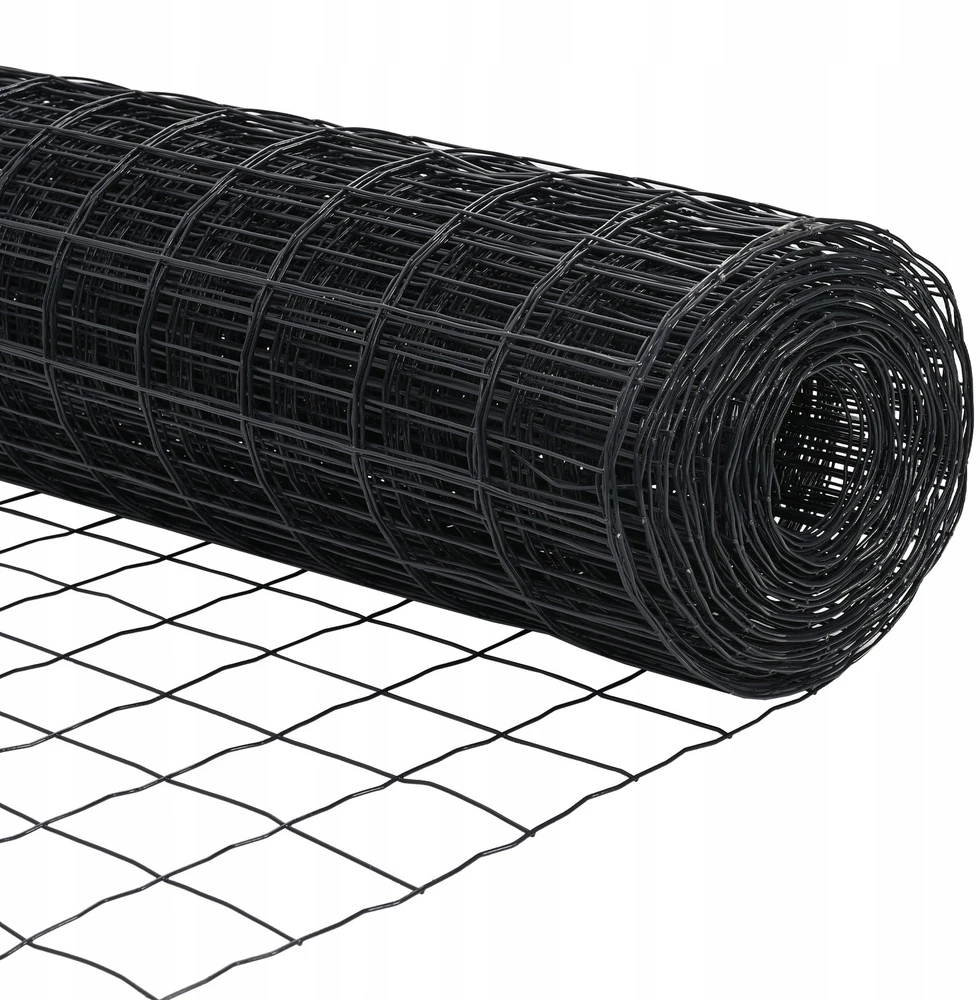 Euro tvora 0,6 x 25 m PVC padengta geležis Pilka