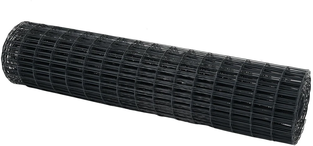 Euro tvora 1 x 10 m PVC padengta geležis Pilka