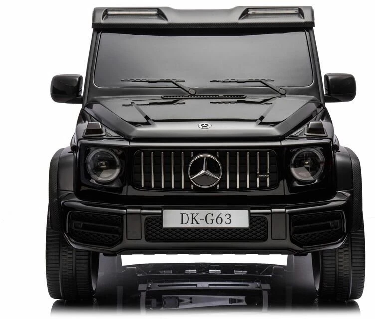 None Children's electric car Mercedes G63. baltas/juodas/