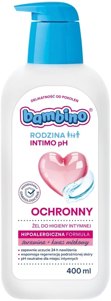 Eurobio Lab Bambino Family Intimo pH apsauginis intymios higienos gelis 400 ml