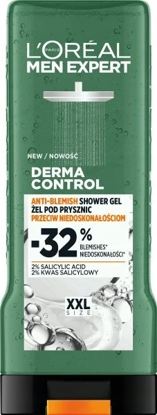 L'Oreal Vyrams skirtas dušo želė „Expert Derma Control Anti-Imperfection“, 400 ml