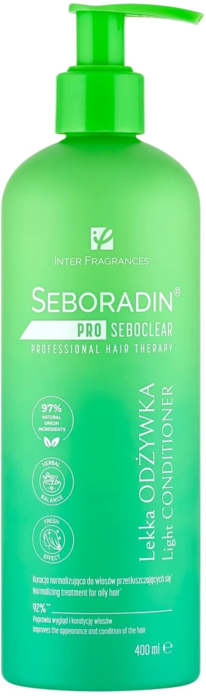 Eurobio Lab SEBORADIN_Pro Seboclear šviesus plaukų kondicionierius 400ml