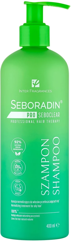 Eurobio Lab SEBORADIN_Pro Seboclear šampūnas plaukams 400 ml
