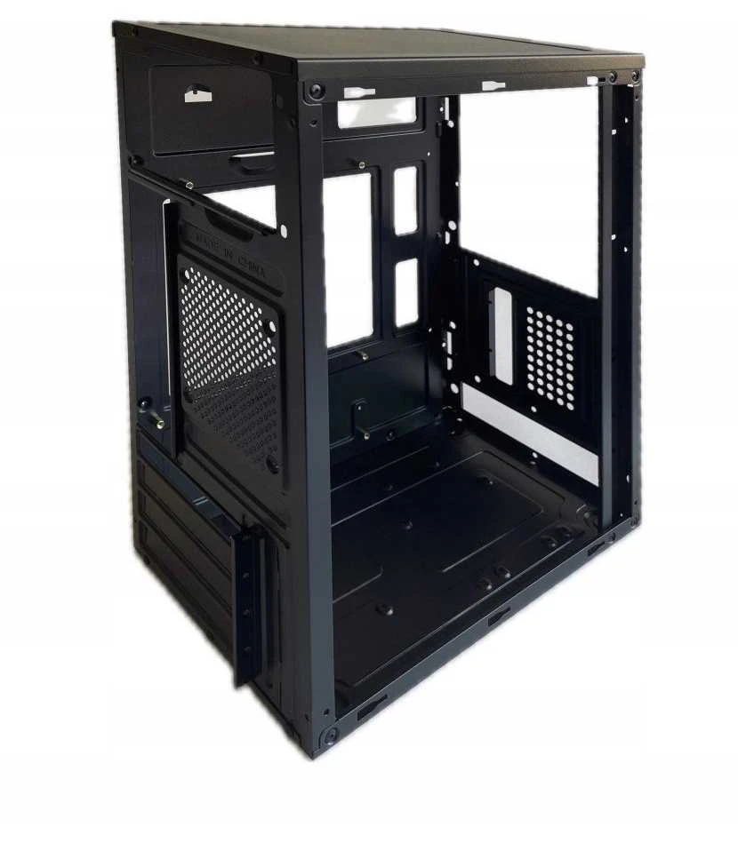 EUROCASE dėklas MC MF-320B, Micro Tower, 1xUSB-C, 2xUSB 3.0, 2x audio, be šaltinio