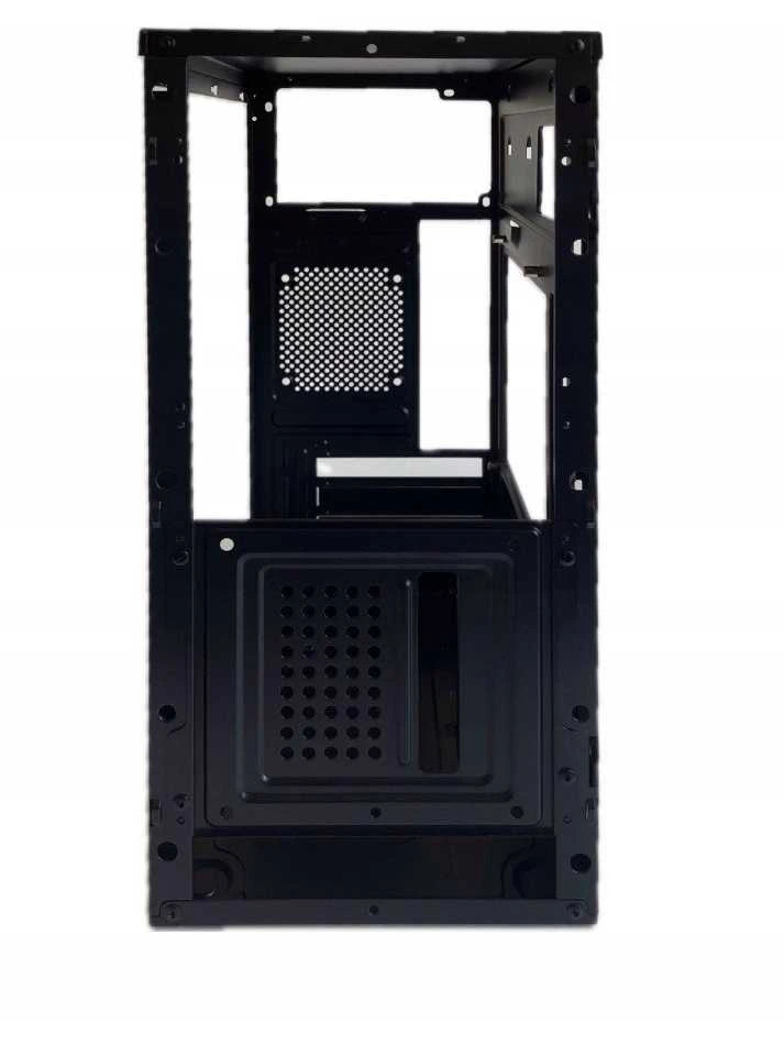EUROCASE dėklas MC MF-320B, Micro Tower, 1xUSB-C, 2xUSB 3.0, 2x audio, be šaltinio