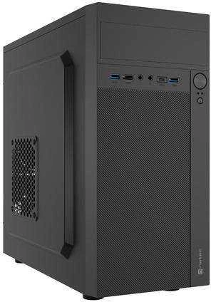 EUROCASE korpusas ML M6-590B, Mini Tower, 1xUSB-C, 2x USB 3.0, 2x garso, juodas