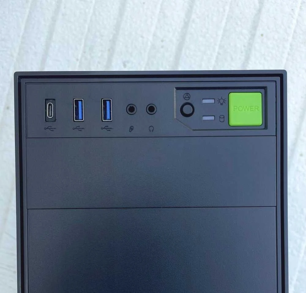EUROCASE korpusas ML N6-500B, Midi Tower, 1xUSB-C, 2xUSB 3.0, 2x garso jungtys, be maitinimo šaltinio