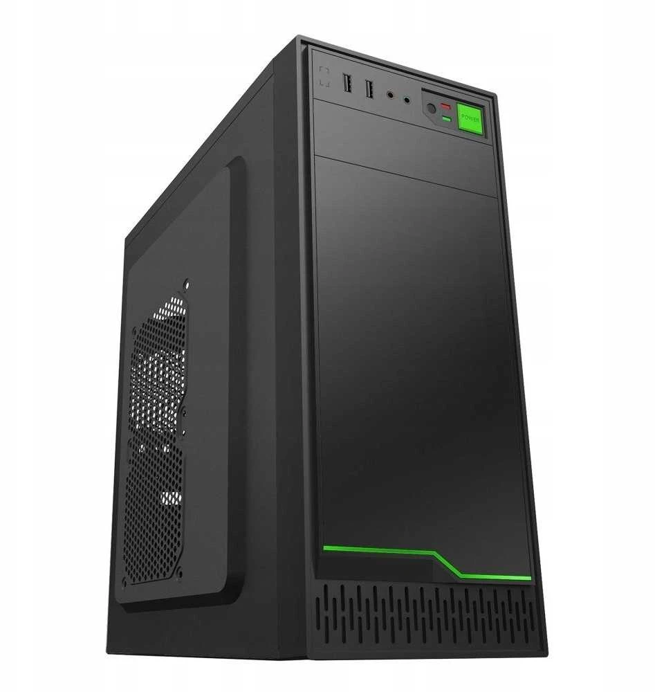 EUROCASE korpusas ML N6-500B, Midi Tower, 1xUSB-C, 2xUSB 3.0, 2x garso jungtys, be maitinimo šaltinio