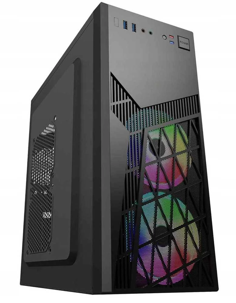 Obudowa EuroCase ML N6-560B Juodas (ML N6-560B ARGB USB-C)