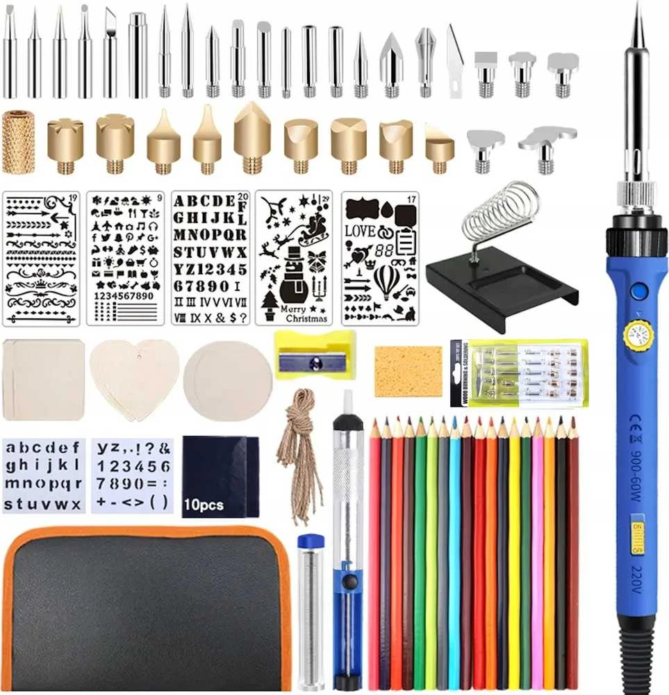 Eurokomp Oem Rinkinys pirografijai, litavimui, dėklas E6175