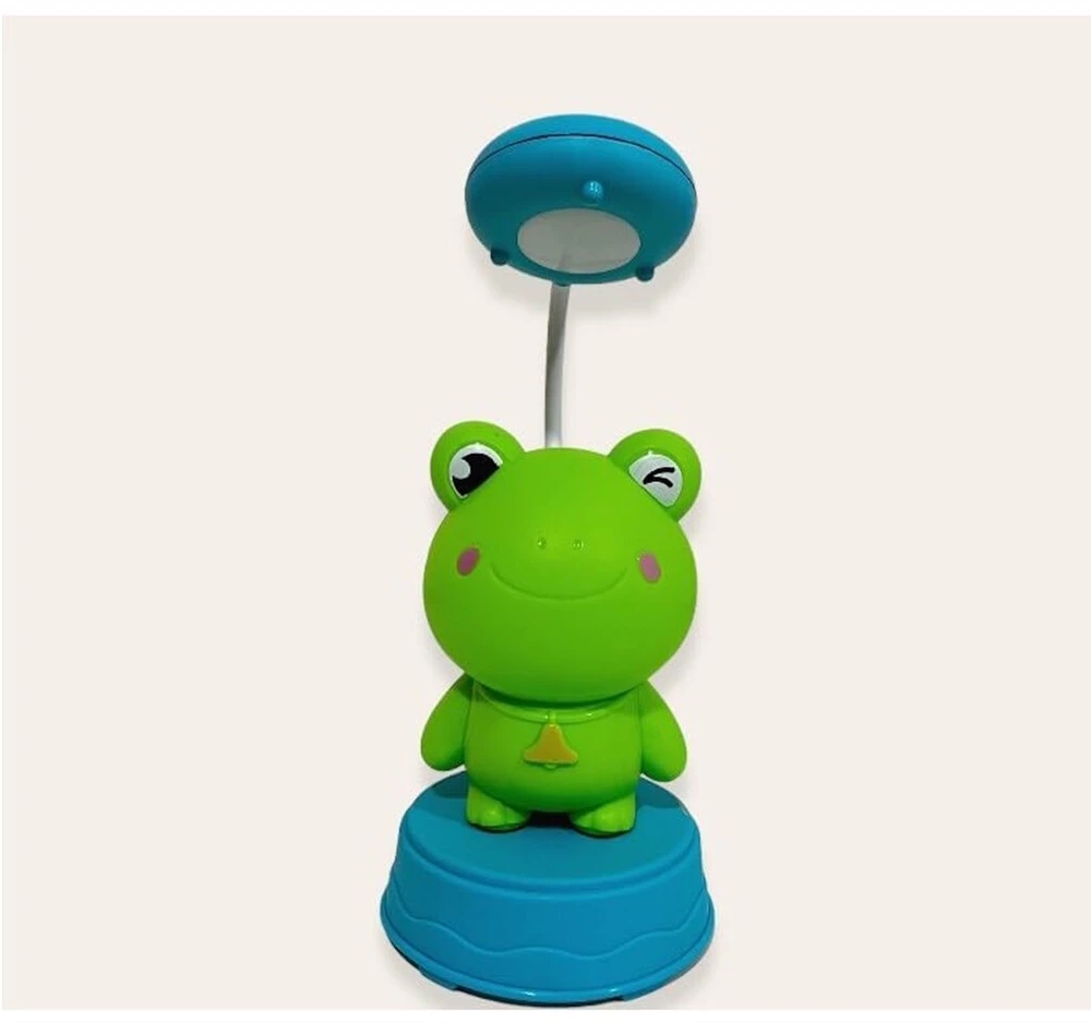 Euromic Kiddyz NL1 Kosmosa Vārnu Bērnu Nakts Gaisma Galda Lampa (20x10cm) ar USB Barošanu un zīmuļu asinātāju Zaļš