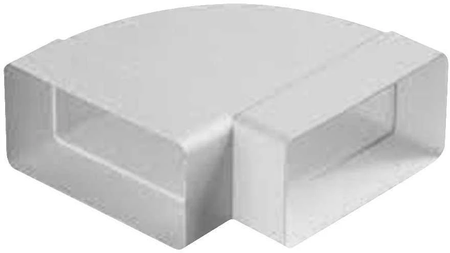 Ventiliacijos alkūnė EUROPLAST KLH, 110 x 55 mm, 90°