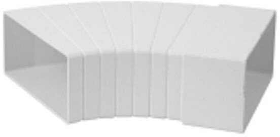 Ventiliacijos alkūnė EUROPLAST KLH15-60 110 x 55mm 15–60°