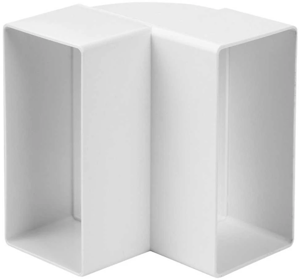 Ventiliacijos alkūnė EUROPLAST KLV, 110 x 55 mm, 90°