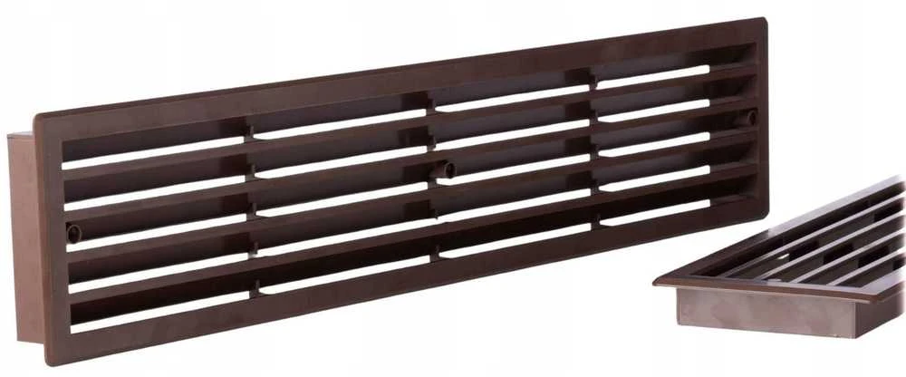 Durų ventiliacijos grotelės EUROPLAST VR459B, 450 x 92 mm
