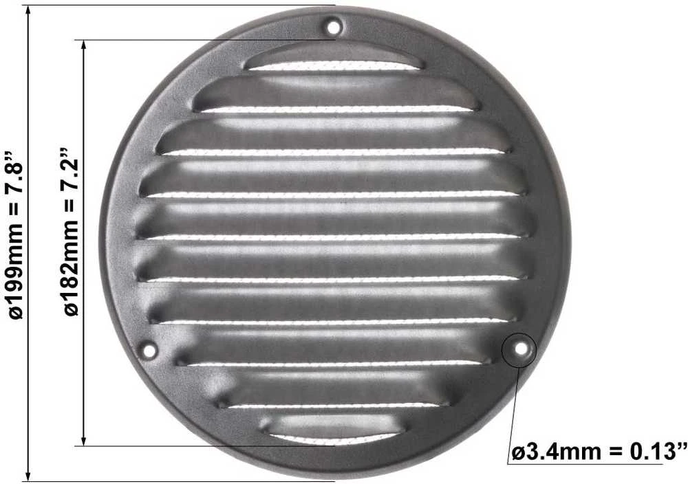 Ventiliacijos grotelės EUROPLAST MR160ZN, cinkuotos