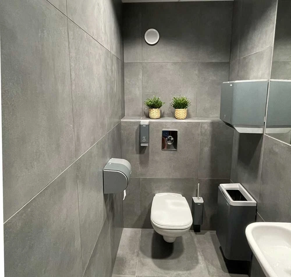 Plast. ventiliacijos grotelės EUROPLAST VR125, D125, baltos