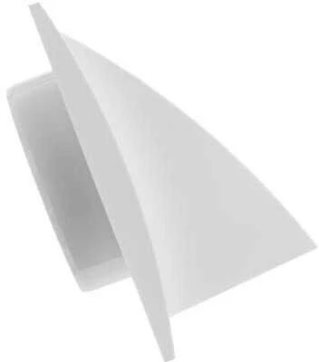 Išorinės ventiliacijos grotelės EUROPLAST ND12FV, baltos