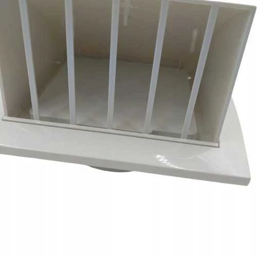 Išorinės ventiliacijos grotelės EUROPLAST ND10FV, baltos