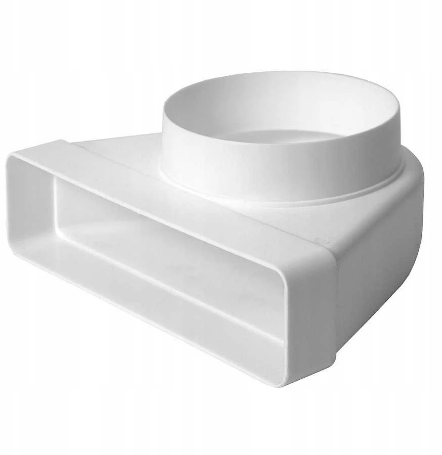 Ventiliacijos alkūnė EUROPLAST KLD25 220 x 55mm D125 90°