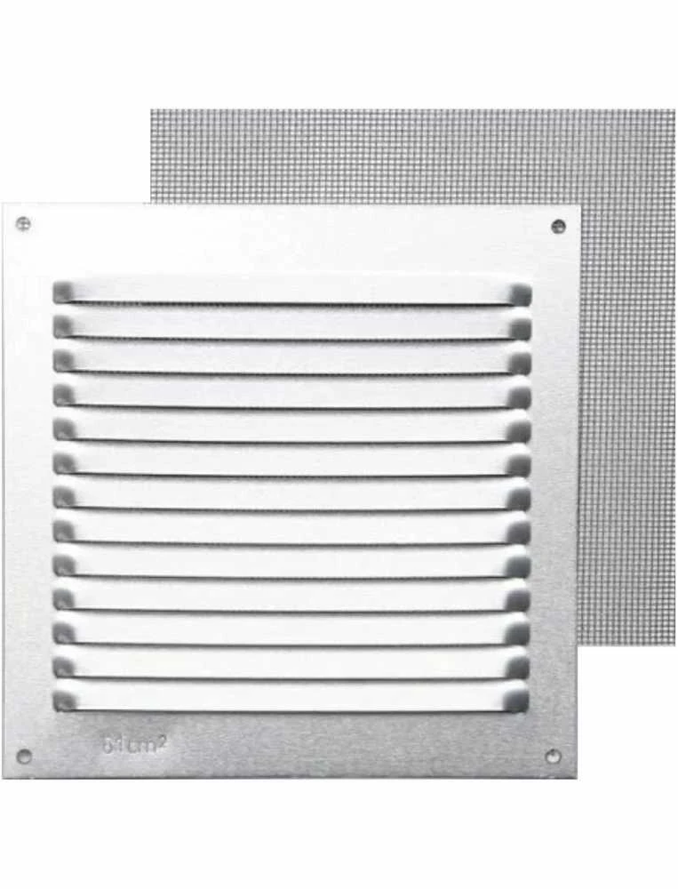 Fepre Ventiliacijos grotelės, 150 x 150 mm, su tinkleliu