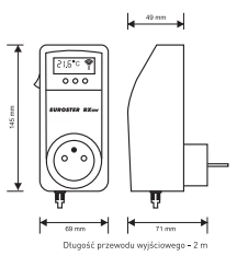 „Euroster“ temperatūros reguliatorius Q7 TX (EQ7TXRX)