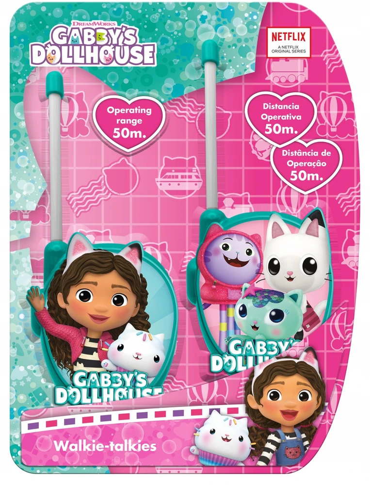 Kids Euroswan Hiszpania „Gabby's Dollhouse Walkie Talkie“