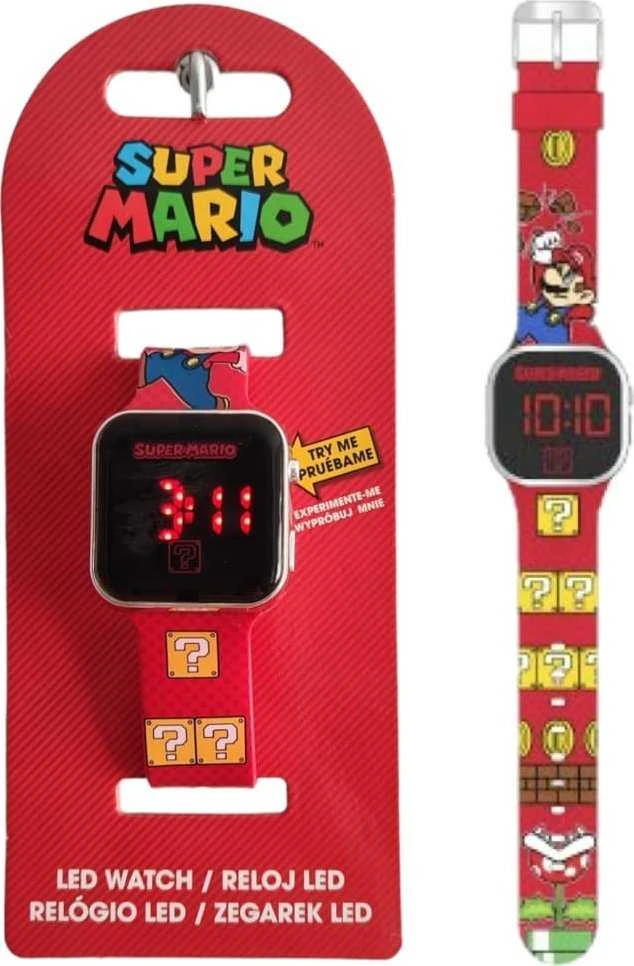 Zegarek Super Mario LED laikrodis