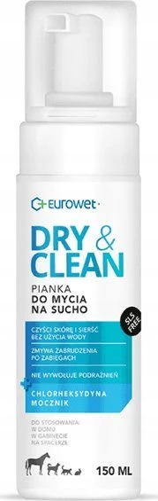 EUROWET Dry & Clean - putos šunims ir katėms - 150 ml