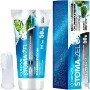 EUROWET Stoma-Żel Mint - dantų pasta ir šepetėlis šunims ir katėms - 50 mg
