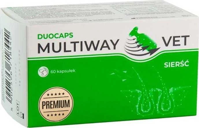 JM SANTE Multiway Vet Duocaps - atsukamos kapsulės šunų ir kačių kailiui ir odai – 60 vnt.