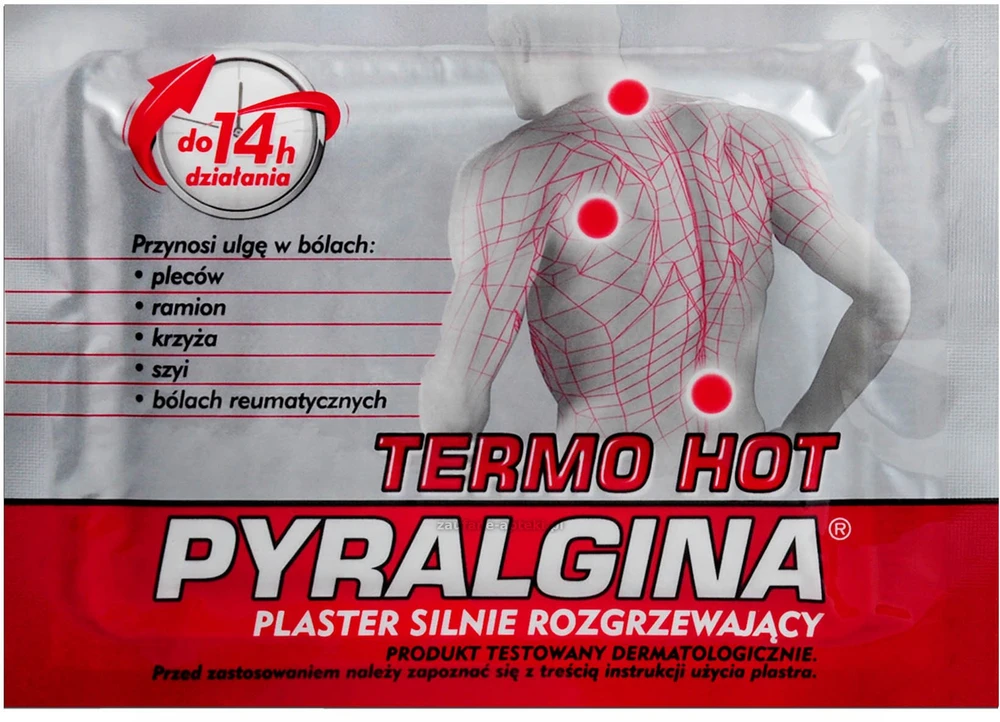 Eurus Pyralgina „Termo Hot“ stipriai šildantis pleistras (1 vnt.)