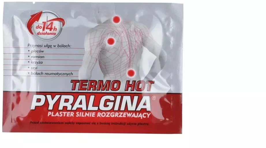 Eurus Pyralgina „Termo Hot“ stipriai šildantis pleistras (1 vnt.)