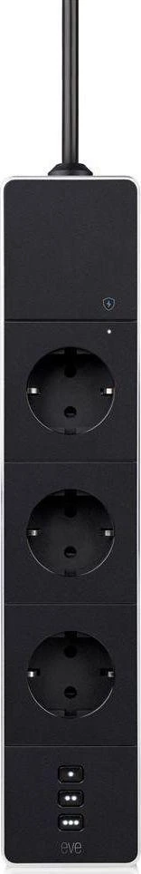 Eve Systems EVE Energy Strip – prijungtas trigubas Apple HomeKit lizdas