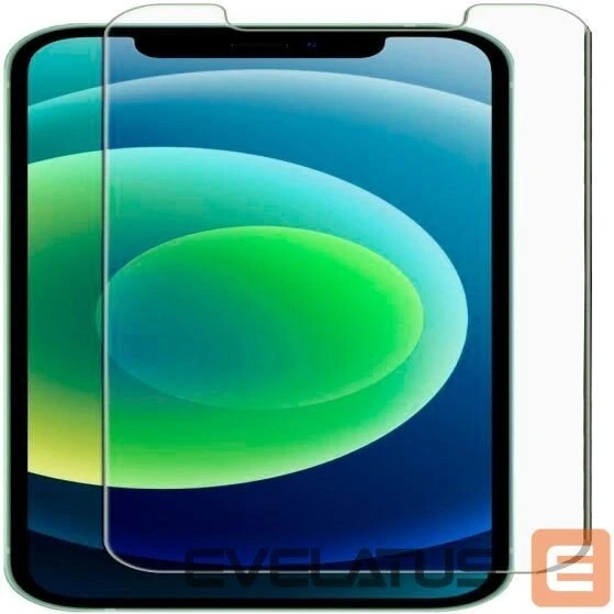 Evelatus Apple iPhone 12 Mini Apsauginis stiklas 5.4 Anti-Mėlyna 2.5D Full Cover Szkło klejowe su Japonii Anti-Static Ilke0086