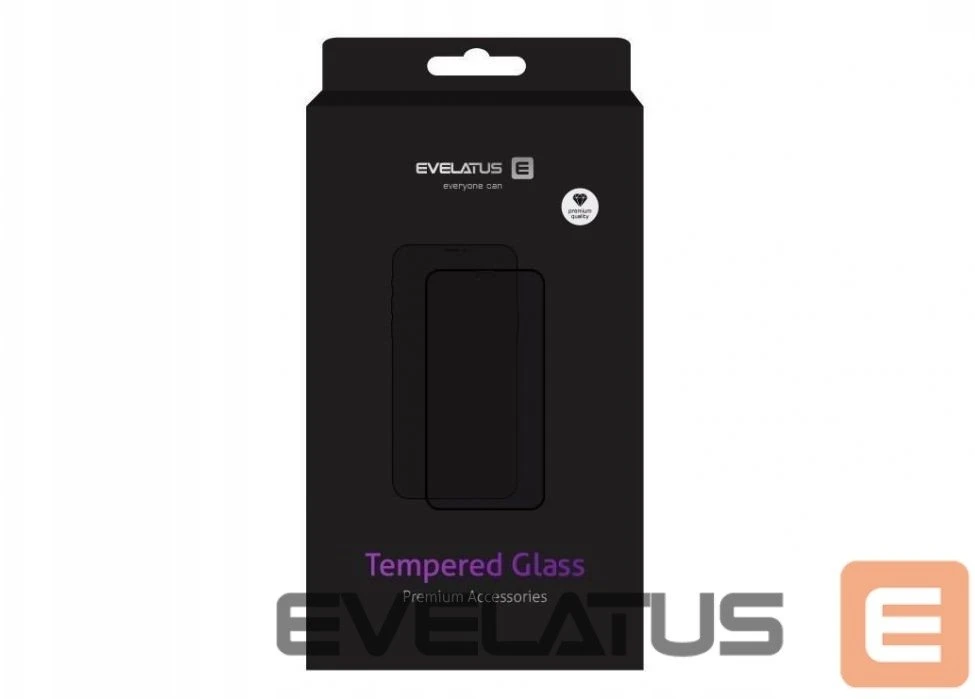 Evelatus Apsauginis stiklas Apple iPhone 17 / 16 Pro Privacy Corning Gorilla Glass Anti-Static 3D Full Cover 10X Stronger EVEAPP17PCGG10XS