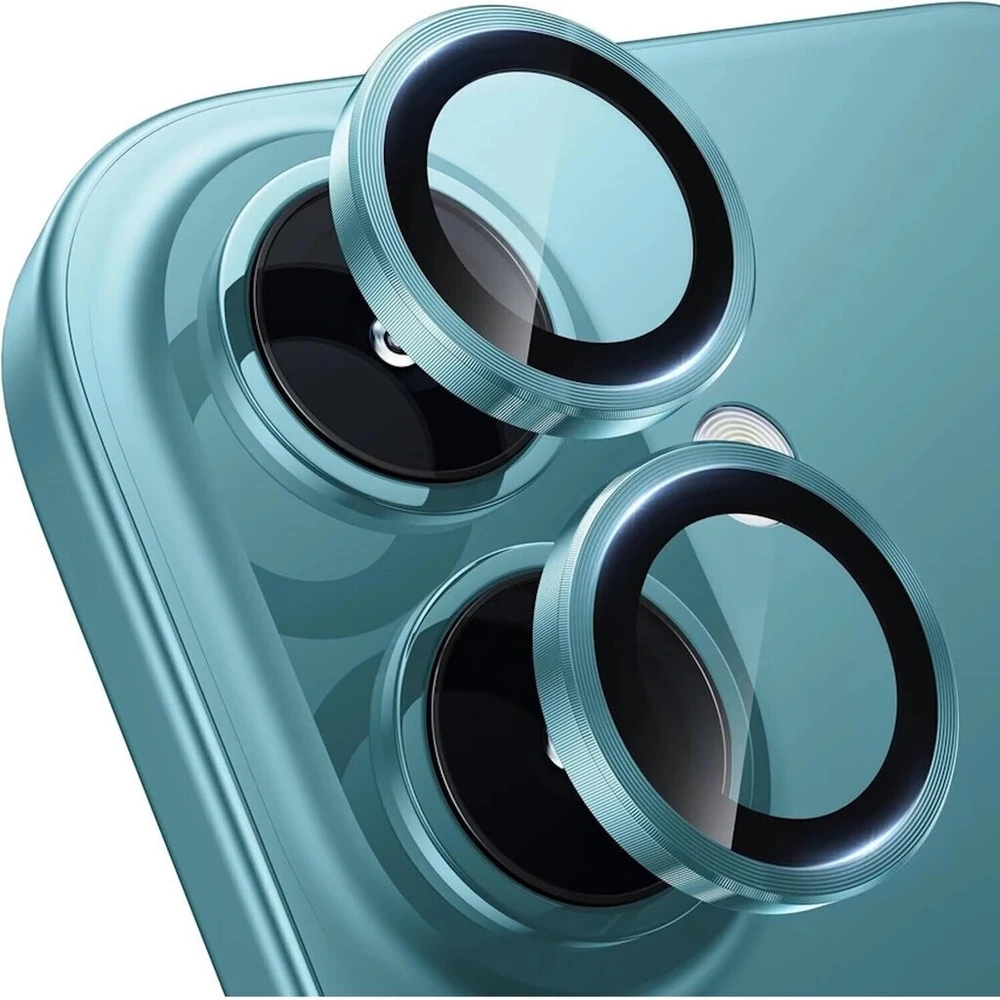 Evelatus Apsauginis stiklas Apple iPhone 16 / 16 Plus Camera Lens Protector Armor Teal EVEAPP16CLPT