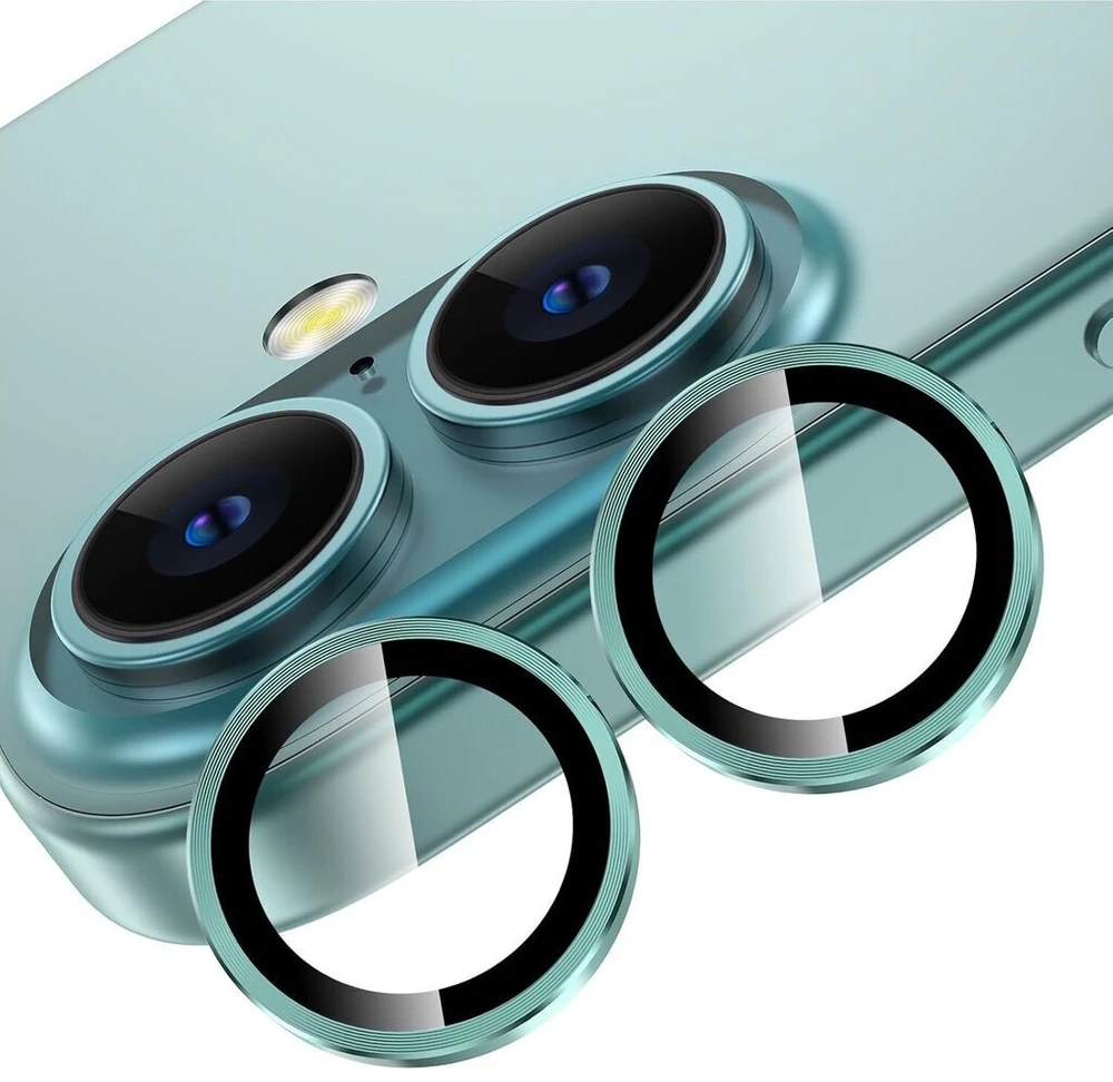 Evelatus Apsauginis stiklas Apple iPhone 16 / 16 Plus Camera Lens Protector Armor Teal EVEAPP16CLPT