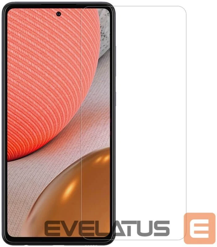 Evelatus Apsauginis stiklas Samsung Galaxy A72 4G / A72 5G 0.33 Flat Clear Glass Japan Glue Anti-Static EVE044541