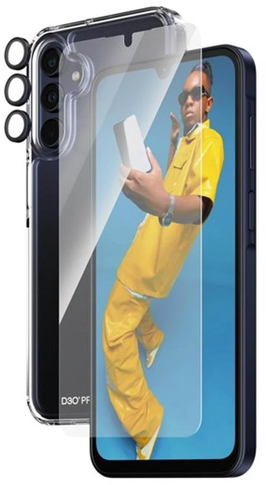 Evelatus Apsauginis stiklas Samsung Galaxy A15 0.33 Flat Clear Glass Anti-Static EVESAMA15FCG