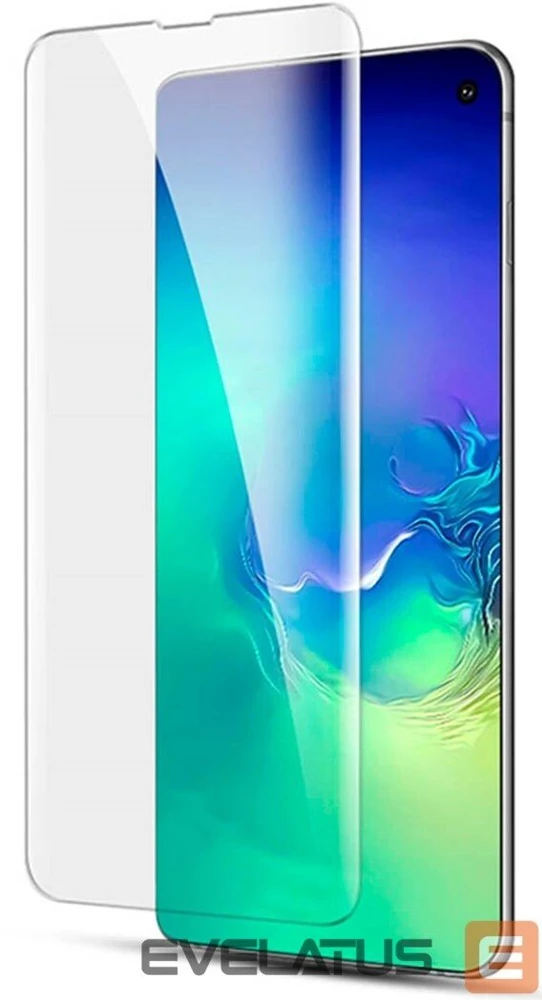 Evelatus Apsauginis stiklas Samsung Galaxy S10 Plus Clear Glass UV + Glue EVE35037