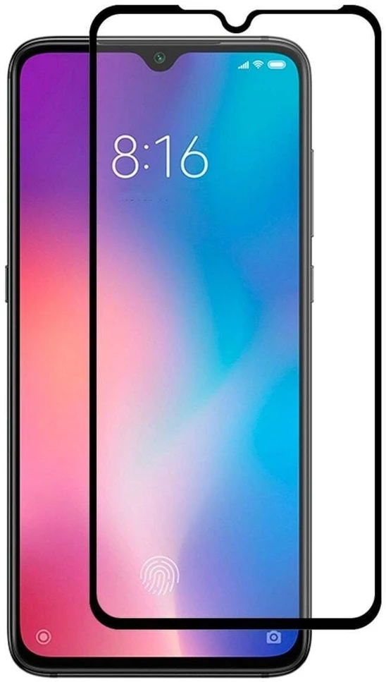 Evelatus Apsauginis stiklas Xiaomi Mi 9 2.5D Full Cover Japan Glue Glass Anti-Static EVE19976