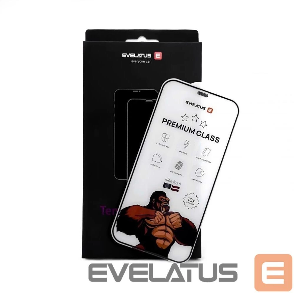 Evelatus Apsauginis stiklas Xiaomi Redmi 14C / Poco C75 Corning Gorilla Glass Anti-Static 3D Full Cover 10X Stronger EVEXIAR14CCGG
