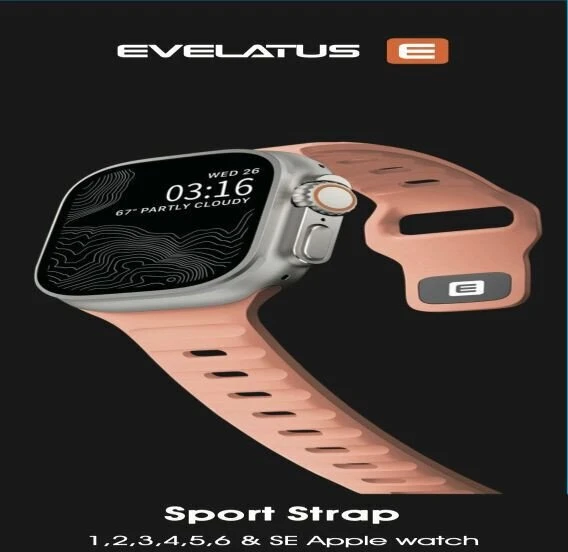 Evelatus Priedai do smartwatchy Siksniņa Watch 38/40/41 Sport Silicone Loop Light Rožinė (EVEAPP38SSLLP)